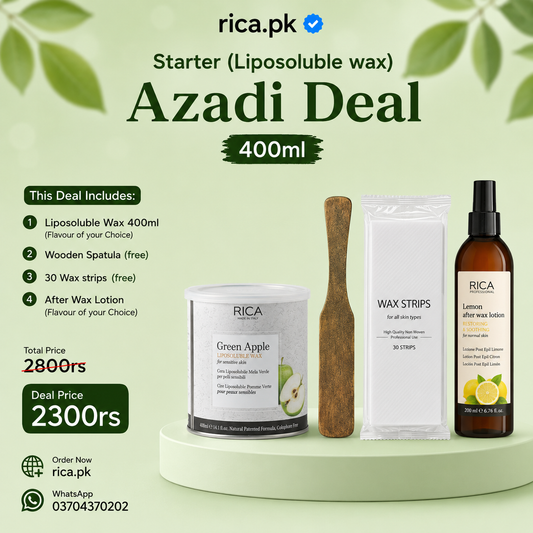 Starter Azadi Deal (Liposoluble Wax) - 400ml