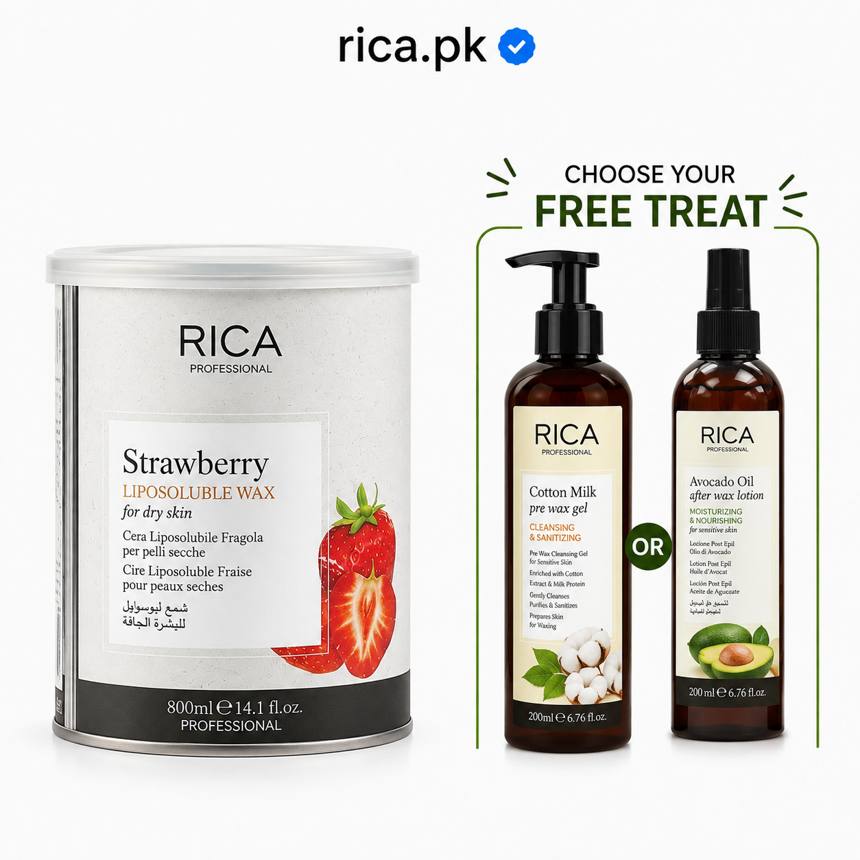 Strawberry Liposoluble Wax 800ml — Summer Sale Deal