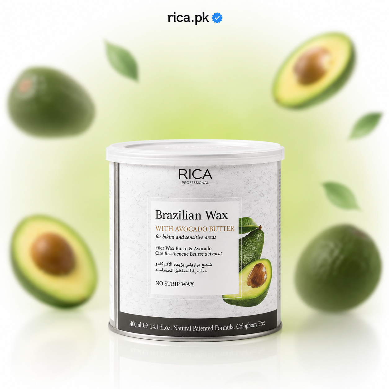 Brazilian Wax with Avocado Butter